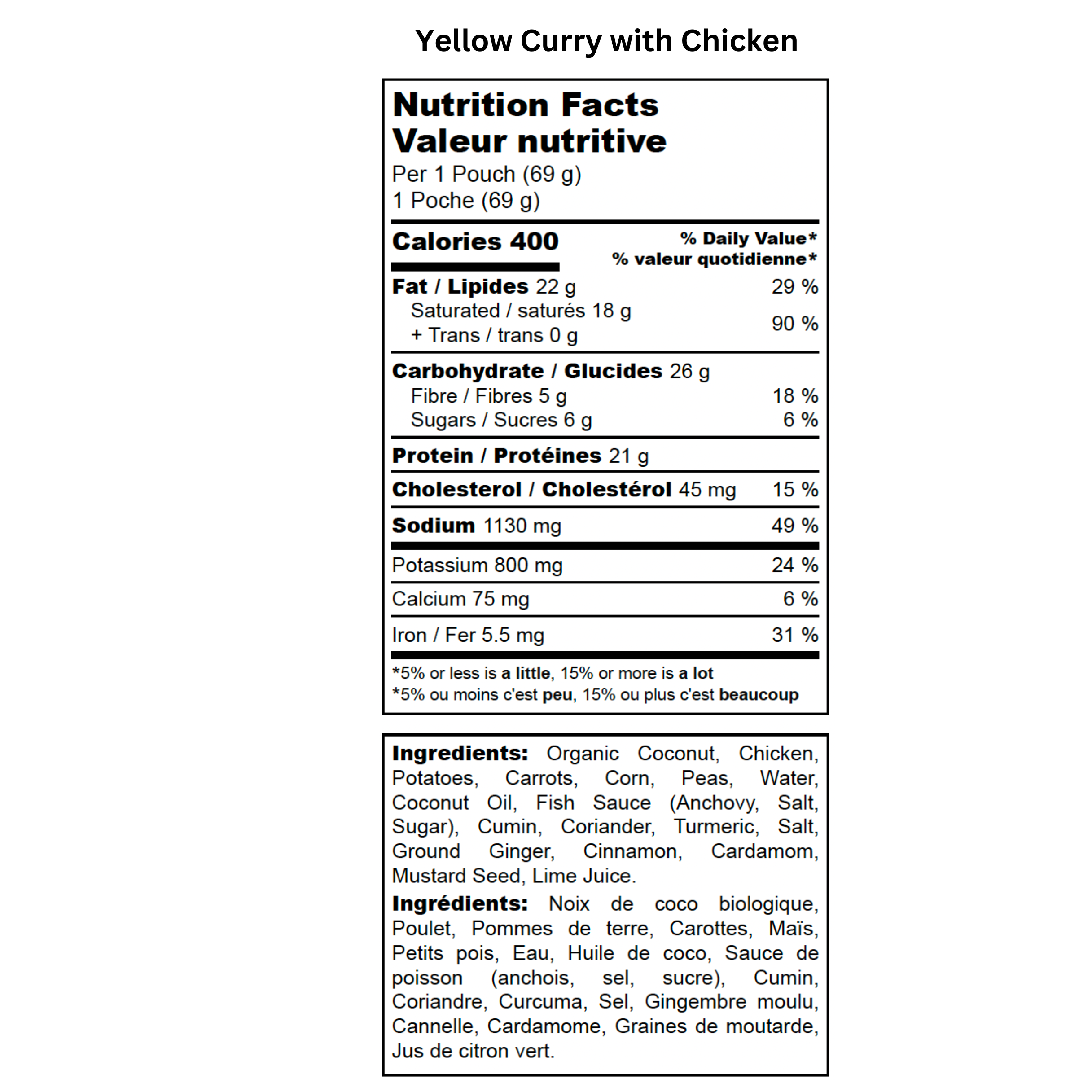 Yellow Curry with Chicken